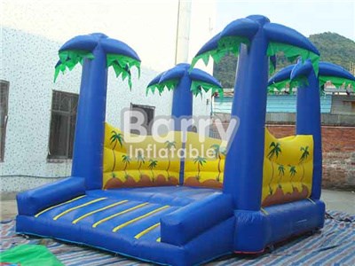 Palm Tree Inflatable Bouncer , Inflatable Moonwalk For Sale BY-BH-050